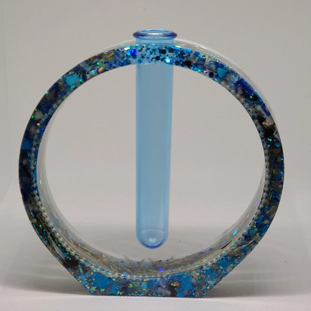 Seascape Themed Vase (round)